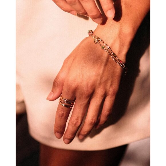 Barzel Rose Gold Plated Statement Ring Excellent Quality Standard Brass Material - Picture 4 of 7